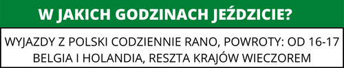 GODZINY WYJAZDÓW